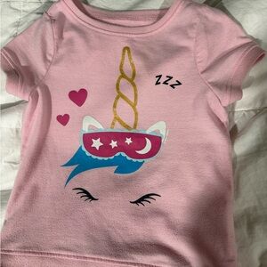 Lands' End Pink Graphic Tee